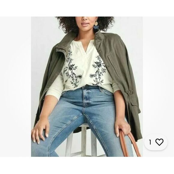 Ryllace Luxury Utility Cargo Jacket Women’s Size 20 New $370 - Picture 2 of 4